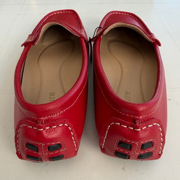 New ARTISURE Red Penny Loafers Driving Moccasins Women’s SIZE 9.5 - Picture 3 of 8